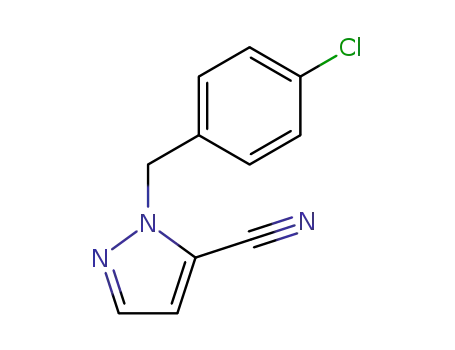 1-p-chlorobenzyl-5-cyano-1H-pyrazole