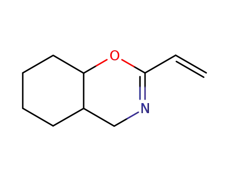 Molecular Structure of 13670-18-3 (2-vinyl-4a,5,6,7,8,8a-hexahydro-4<i>H</i>-benzo[<i>e</i>][1,3]oxazine)