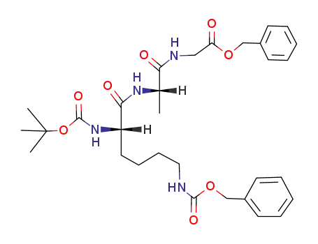 Molecular Structure of 138850-59-6 (Boc-Lys(Z)-Ala-Gly-OBzl)