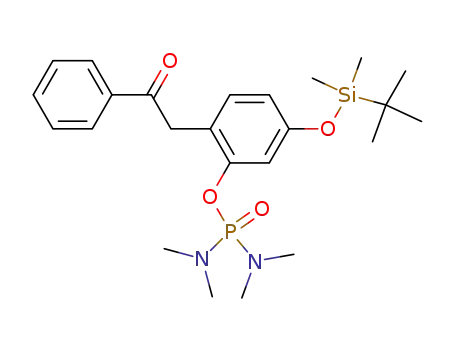 2-Phenacyl-5-(tert-butyldimethylsilyloxy)phenyl N,N,N',N'-tetramethylphosphorodiamidate