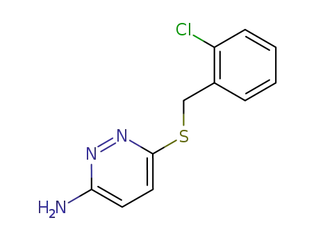 6-(2'-chlorobenzylthio)pyridazin-3-amine