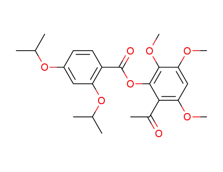 2-(2',4'-diisopropyloxybenzoyloxy)-3,4,6-trimethoxyacetophenone