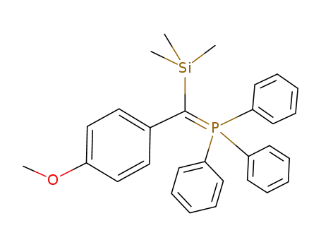 [(4-Methoxy-phenyl)-trimethylsilanyl-methylene]-triphenyl-λ<sup>5</sup>-phosphane