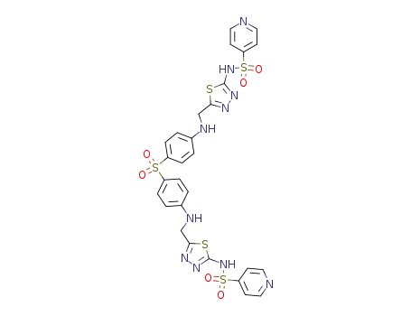 C<sub>28</sub>H<sub>24</sub>N<sub>10</sub>O<sub>6</sub>S<sub>5</sub>