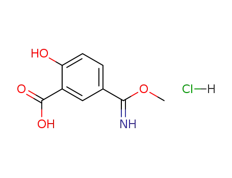 2-Hydroxy-5-methoxycarbonimidoyl-benzoic acid; hydrochloride