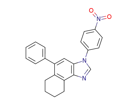 3H-Naphth[1,2-d]imidazole,
6,7,8,9-tetrahydro-3-(4-nitrophenyl)-5-phenyl-