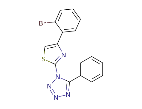 1-(4-o-bromophenylthiazol-2-yl)-5-phenyltetrazole