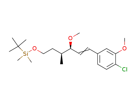 tert-Butyl-[(Z)-(3S,4R)-6-(4-chloro-3-methoxy-phenyl)-4-methoxy-3-methyl-hex-5-enyloxy]-dimethyl-silane