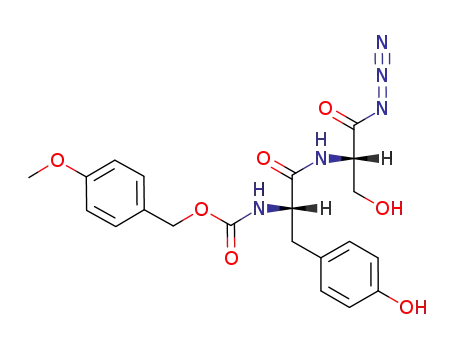 L-Seryl azide, N-[N-[[(4-methoxyphenyl)methoxy]carbonyl]-L-tyrosyl]-