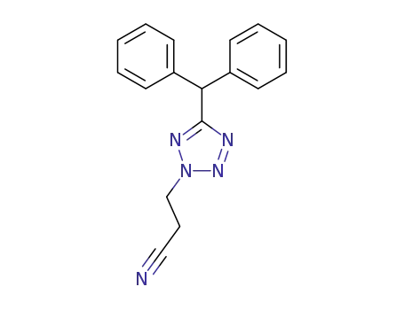 3-(5-Benzhydryl-tetrazol-2-yl)-propionitrile