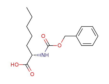 Molecular Structure of 50833-50-6 ((S)-2-Benzyloxycarbonylamino-heptanoic acid)