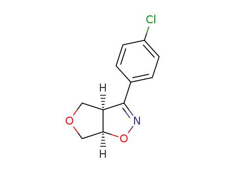 (3aR,6aR)-3-(4-Chloro-phenyl)-3a,4,6,6a-tetrahydro-furo[3,4-d]isoxazole