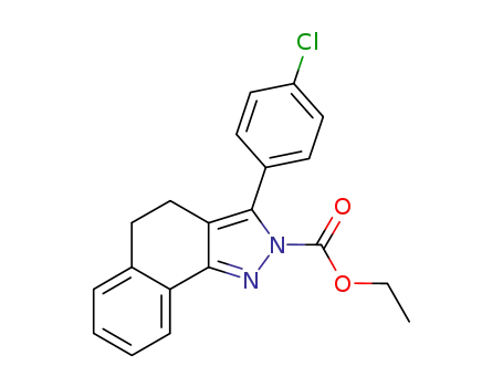 2H-Benz[g]indazole-2-carboxylic acid, 3-(4-chlorophenyl)-4,5-dihydro-,
ethyl ester