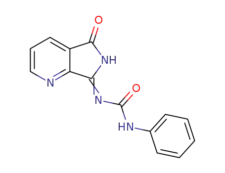 Molecular Structure of 93617-20-0 (Urea, N-(5-oxo-5H-pyrrolo[3,4-b]pyridin-7-yl)-N'-phenyl-)