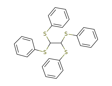 Molecular Structure of 64148-07-8 (1,1,2,2-tetrakis(phenylthio)ethane)