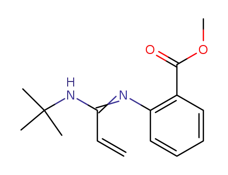 메틸 2-[(C-에테닐-N-tert-부틸-카르본이미도일)아미노]벤조에이트