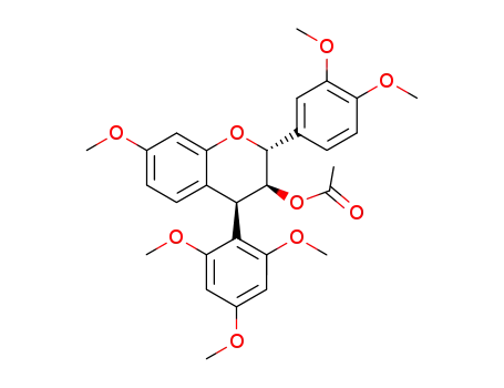 (2R,3S,4R)-2,3-trans-3,4-cis-3-acetoxy-3',4',7-trimethoxy-4-(2,4,6-trimethoxyphenyl)flavan