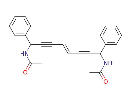 N-((E)-8-Acetylamino-1,8-diphenyl-oct-4-ene-2,6-diynyl)-acetamide