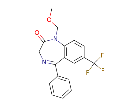 1-Methoxymethyl-5-phenyl-7-trifluoromethyl-1,3-dihydro-benzo[e][1,4]diazepin-2-one
