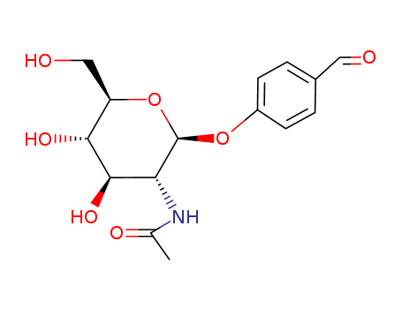 4-Formylphenyl 2-acetamido-2-deoxy
-b-D-glucopyranoside