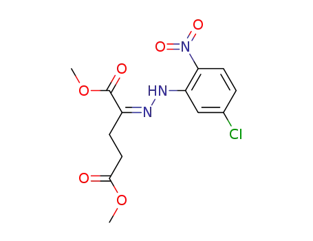 Pentanedioic acid, 2-[(5-chloro-2-nitrophenyl)hydrazono]-, dimethyl
ester, (Z)-