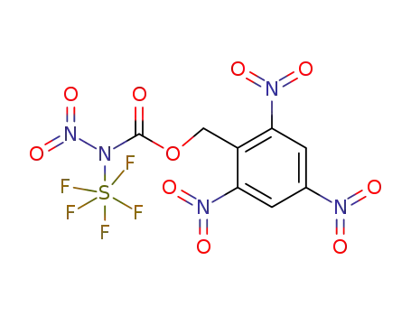N-Pentafluorosulfanyl-N-nitro-2,4,6-trinitrobenzyl carbamate