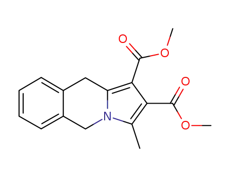 Molecular Structure of 74618-46-5 (dimethyl 3-methyl-5,10-dihydropyrrolo[1,2-b]isoquinoline-1,2-dicarboxylate)