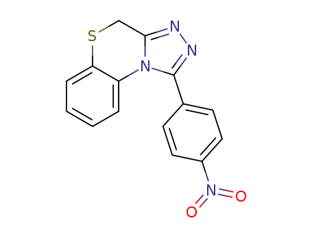 1-(4-Nitrophenyl)-4H-(1,2,4)triazolo(3,4-c)(1,4)benzothiazine