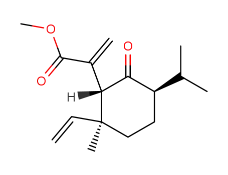 2-((1R,2S,5R)-5-Isopropyl-2-methyl-6-oxo-2-vinyl-cyclohexyl)-acrylic acid methyl ester