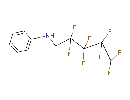 Molecular Structure of 733-76-6 (Benzenamine, N-(2,2,3,3,4,4,5,5-octafluoropentyl)-)