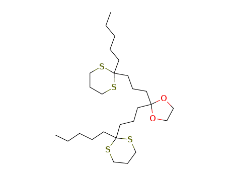 2,2-Bis-[3-(2-pentyl-[1,3]dithian-2-yl)-propyl]-[1,3]dioxolane
