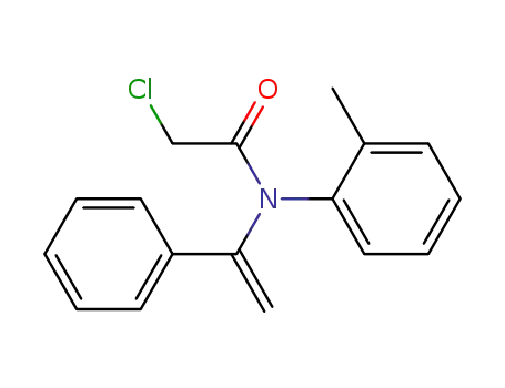 Acetamide, 2-chloro-N-(2-methylphenyl)-N-(1-phenylethenyl)-