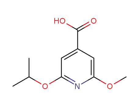 Molecular Structure of 1168143-78-9 (2-isopropoxy-6-methoxyisonicotinic acid)