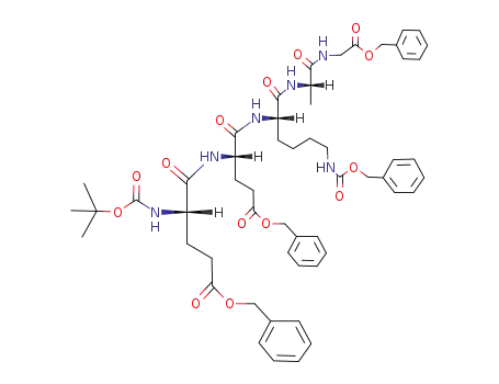 Boc-Glu(OBzl)-Glu(OBzl)-Lys(Z)-Ala-Gly-OBzl