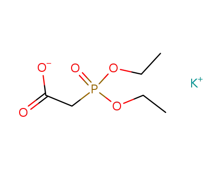 Molecular Structure of 34170-84-8 (potassium (diethoxyphosphoryl)acetate)