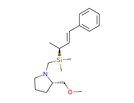 (S)-1-{[Dimethyl-((E)-(S)-1-methyl-3-phenyl-allyl)-silanyl]-methyl}-2-methoxymethyl-pyrrolidine