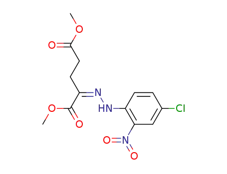 Pentanedioic acid, 2-[(4-chloro-2-nitrophenyl)hydrazono]-, dimethyl
ester, (Z)-
