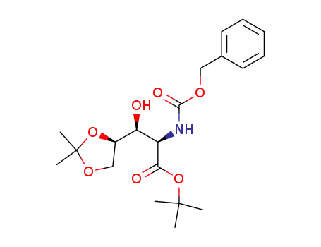 (2R,3S)-2-Benzyloxycarbonylamino-3-((R)-2,2-dimethyl-[1,3]dioxolan-4-yl)-3-hydroxy-propionic acid tert-butyl ester