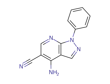 4-Amino-1-phenyl-1H-pyrazolo[3,4-b]pyridine-5-carbonitrile