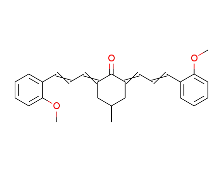 Cyclohexanone, 2,6-bis[3-(2-methoxyphenyl)-2-propenylidene]-4-methyl-