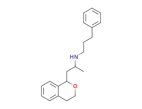 Molecular Structure of 117368-61-3 (N-(3-phenylpropyl)-2-(isochroman-1-yl)-1-methylethylamine)