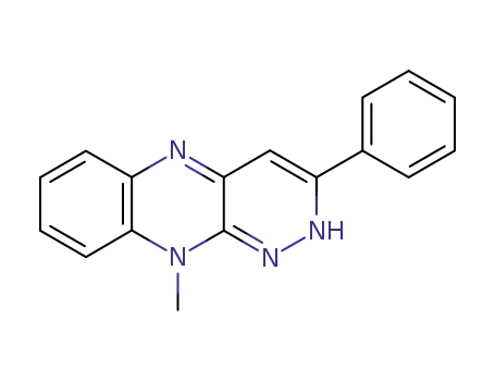 Molecular Structure of 105689-07-4 (Pyridazino[3,4-b]quinoxaline, 2,10-dihydro-10-methyl-3-phenyl-)