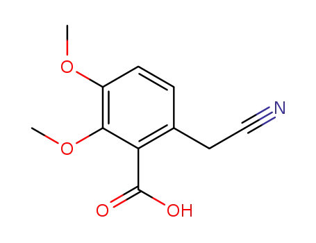 6-cyanomethyl-2,3-dimethoxy-benzoic acid