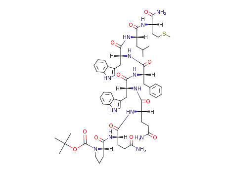Molecular Structure of 87572-41-6 (C<sub>62</sub>H<sub>83</sub>N<sub>13</sub>O<sub>12</sub>S)