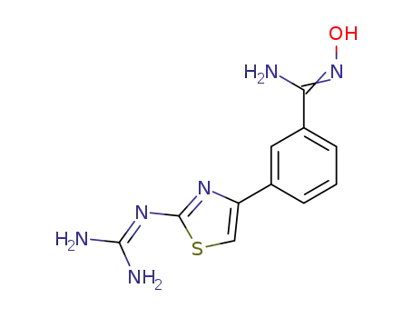 Benzenecarboximidamide,
3-[2-[(aminoiminomethyl)amino]-4-thiazolyl]-N-hydroxy-