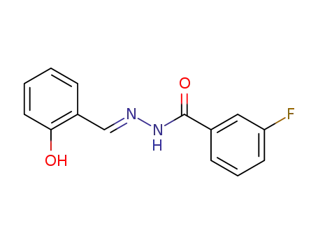 3-Fluoro-benzoic acid [1-(2-hydroxy-phenyl)-meth-(E)-ylidene]-hydrazide