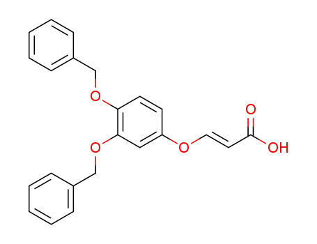 2-Propenoic acid, 3-[3,4-bis(phenylmethoxy)phenoxy]-, (E)-