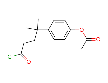 Acetic acid 4-(3-chlorocarbonyl-1,1-dimethyl-propyl)-phenyl ester