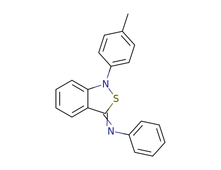 Benzenamine, N-[1-(4-methylphenyl)-2,1-benzisothiazol-3(1H)-ylidene]-