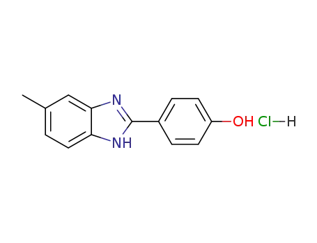 Phenol, 4-(5-methyl-1H-benzimidazol-2-yl)-, monohydrochloride